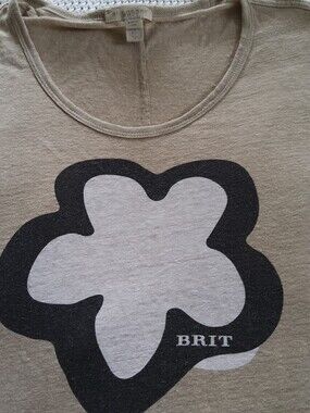 Burberry Lightweight Beige Linen-Blend Top